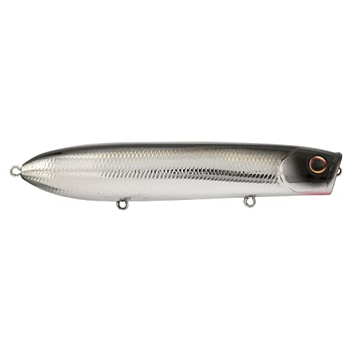 Berkley Cane Walker Saltwater Fishing Hard Bait - color: Black Chrome, size: 4 3/10in - 110 (5/7 oz)