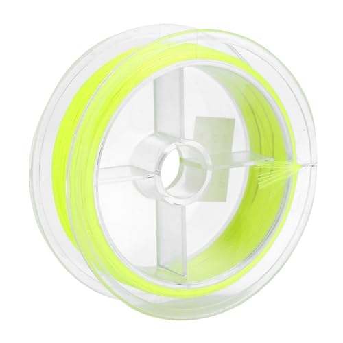 2PCS 164ft Fly Fishing Line – 8-Strand Line Floating Backing for Freshwater & Saltwater, High-Visibility Colors - color: Yellow&Green-20lb