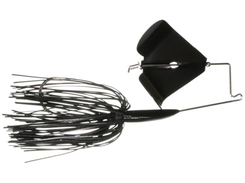 Buzzbait - color: Black & Blue/ Gold Blade, size: 1/4 oz