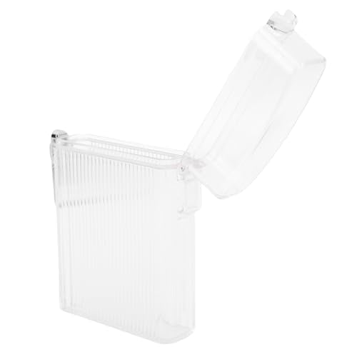 SUNGOOYUE Clear Hard Plastic ID Card Holder with Whistle Strap for Cash, Credit Cards - Versatile Storage Solution for Boating, Fishing and Diving (Transparent White) - color: Transparent White