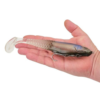 Berkley PowerBait CullShad Fishing Soft Bait - color: Ghost Morning Dawn, size: 8 in (2.75 oz)