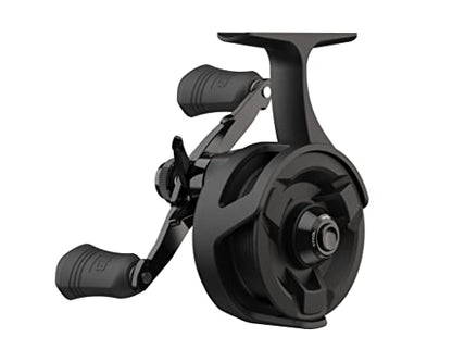 13 Fishing - Descent - Inline Ice Fishing Reel - 2.7:1 Gear Ratio - Right Hand Retrieve (Gen 2) - D2-2.7-RH, Black