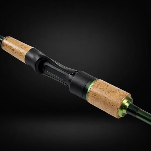 Eupheng Windshadow Ultralight Fishing Rod and Reel Combo, 2-Piece Carbon Fiber Spinning Rod & 9+1 BB Spinning Reel Combo, Sensitive Trout Crappie Fishing Set, 20LBS Drag, 6'0" / 6'6" - size: 6'6'' Rod&Reel