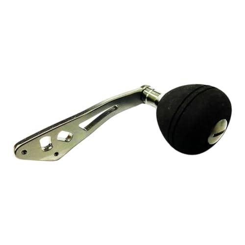 Power Handle Baitcasting, Baitcasting Handle Replacement for Baitcasting Fishing Reel, Fishing Reel Handle Replacement Baitcaster, Metal Knob Grip Replacement for Outdoors - color: Rose