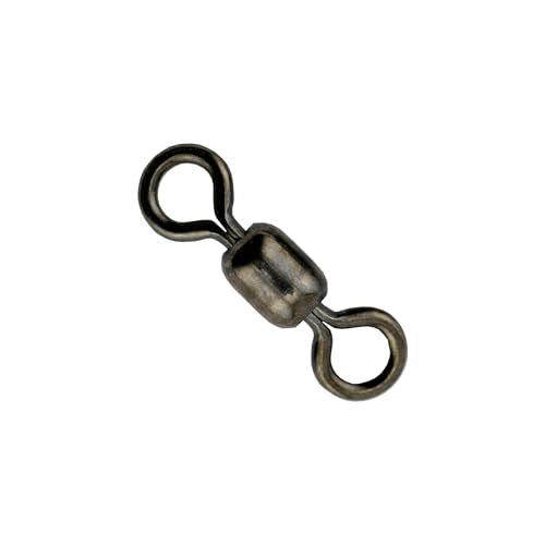 AFW American Fishing Wire Fishing Swivels - Mighty Mini 100% Stainless Steel Crane Swivels, 3X Stronger Than Brass, for Terminal Tackle Box, Up to 600lb Test - Fishing Gear for Fishing Line Leaders - size: 10 Pieces, 310 Pound Test