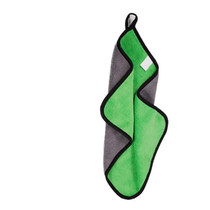Outdoor Sports Thickening Fishing Towel Microfiber Camping Fishing Towels Wipe with Clip Hands Towel Fishing Accessories - Green - color: Green