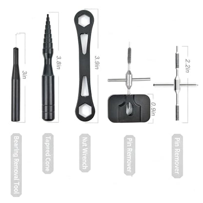 Fishing Reel Cleaning, Repair & Maintenance Kit, 30-in-1 Precision Electric Screwdriver Set for Spinning & Baitcasting Reels - color: Black