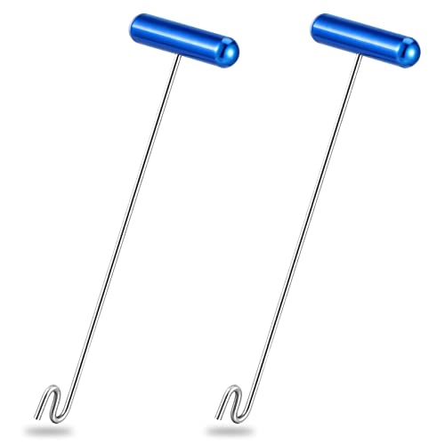 Sotiff 2 Pcs 12 in Stainless Steel Fish Hook Remover Tools Summer Fishing Hook Quick Removal Device Saltwater Dehooker Aluminum and Fish Dehooker for Fisherman - color: Blue