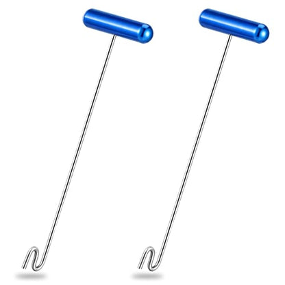 Sotiff 2 Pcs 12 in Stainless Steel Fish Hook Remover Tools Summer Fishing Hook Quick Removal Device Saltwater Dehooker Aluminum and Fish Dehooker for Fisherman - color: Blue