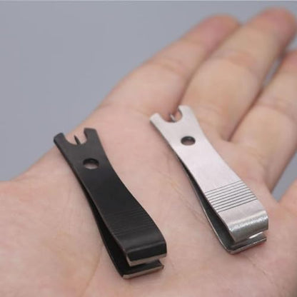 2Pcs Fishing Line Cutter Nipper with Hook Eye Cleaner Pin Stainless Steel Fishing Line Scissors Cutting Tool Fishing Line Cutter Nipper with Hook Eye Cleaner Pin Multi Functional Accessories