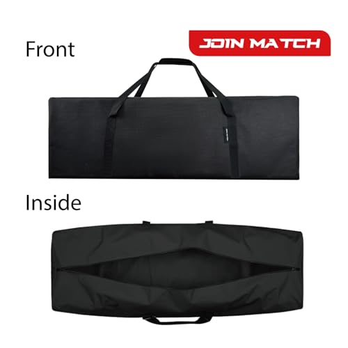 Large Travel Duffel Bag, 47 inch Sport Storage Large Zippered Bag, Sturdy & Water Resistant Made of Durable 600D Oxford Fabric for Camping & Hiking - size: 47 inch
