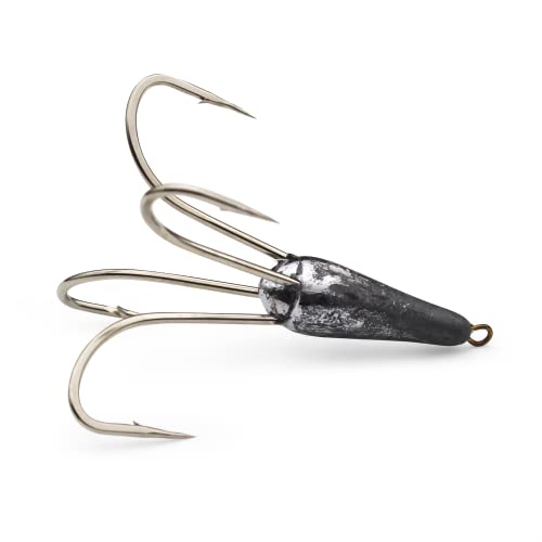 Snagging Hooks Snagging Weighted Treble Hooks Large Fishing Hooks Snagging Weighted Treble Hooks Weighted Treble Bunker Snag Hooks 3 Sizes 1.05oz/1.76oz/2.46oz - style: 1.76oz: Three Claw+four Claw Anchor Hooks