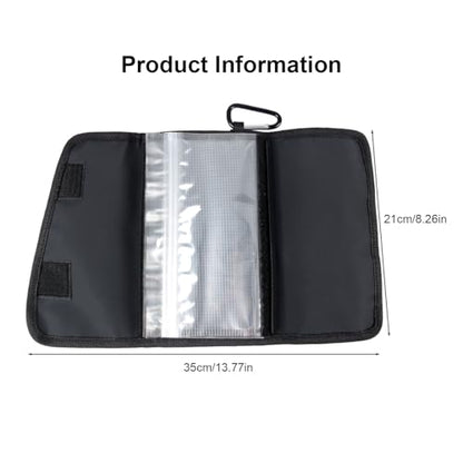 Water Bag Small Fishing Tackle Binder Bag Baits Binder with Clear Lure Storage Baits Storage Case
