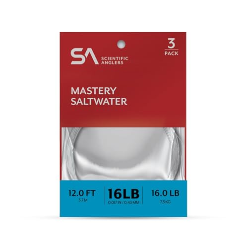 Scientific Anglers Mastery Saltwater Leaders 3-Pack - size: 12 ft