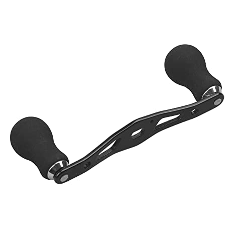 Fishing Reel Handle, Replacement Fishing Baitcast Reel Handle Rocker with EVA Handle Grip for Abu Garcia Daiwa Baitcasting Reel, Left or Right Side Installation, Black