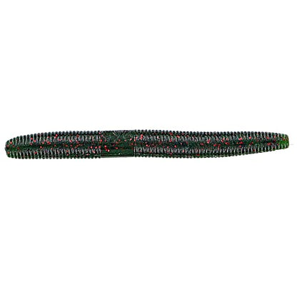 Yamamoto Senko Soft Plastic Worm Easy to Use Bass Fishing Stick Bait Lures - color: WATERMELON W/ BLACK & RED FLAKE, size: 3 Inch Slim