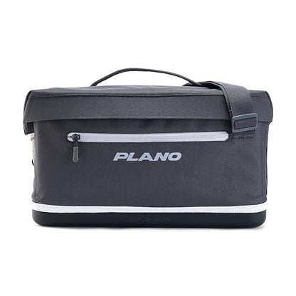 Plano Weekend Softside 3700 Tackle Bag, Cutting-Edge Fishing Tackle Bag, Molded Waterproof Base, Spacious Storage, Die Cut Tool Sleeves, Daisy Chain Attachment Points - color: Slate, style: 3700 Softsider Tackle Bag