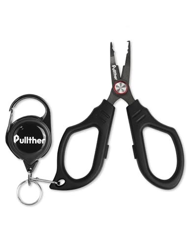 Stainless Steel Fishing Pliers,Fish Pliers with Retractor