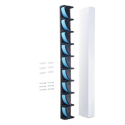 Wall Mounted Fishing Rod Rack 9 Vertical Holder Garage Poles for Wall Garage Boats Enduring Vertical Rack for Poles Storage Mount