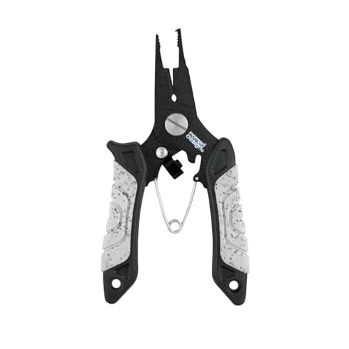 Nomad Design Hydra-X Series 5″ Split Ring Fishing Pliers – Stainless Steel Saltwater Rigging Pliers with Non-Stick Coating, Split Ring Opener & Line Cutter, Compact 5″ Fishing Tool