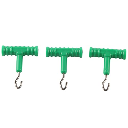 3 Pieces Knot Puller Fishing Lure Rig Tool Accessories Outdoor Fishing (Green) - color: Green
