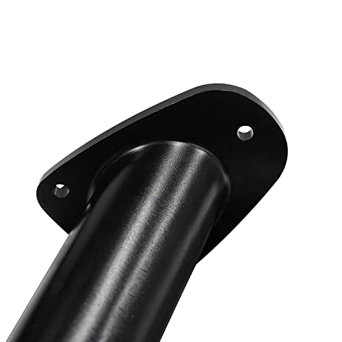 Young Marine Set of 2 Aluminium Heavy Duty Flush Mount 30 Degree Rod Holder for Fishing Boat - color: Black