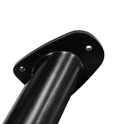 Young Marine Set of 2 Aluminium Heavy Duty Flush Mount 30 Degree Rod Holder for Fishing Boat - color: Black