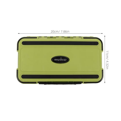 SUPVOX Fishing Gear Storage Box Large Waterproof Lure Box Kit with Multiple Compartments Portable Fishing Tackle Organizer Case for Freshwater and Saltwater Anglers