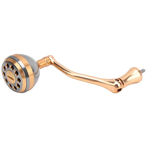 OUKENS Fishing Spinning Reel Handle, 85.7mm/3.4in Aluminum Alloy Screw‑in Handle Conversion Fishing Reel Handle Grip for Spinning Reel