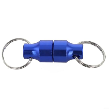 Magnetic Net Release with Carabiner for Fly Fishing, Aluminum Alloy Magnet Clip Holder with Retractable Lanyard for Securing Nets or Tools in Freshwater and Saltwater Angling