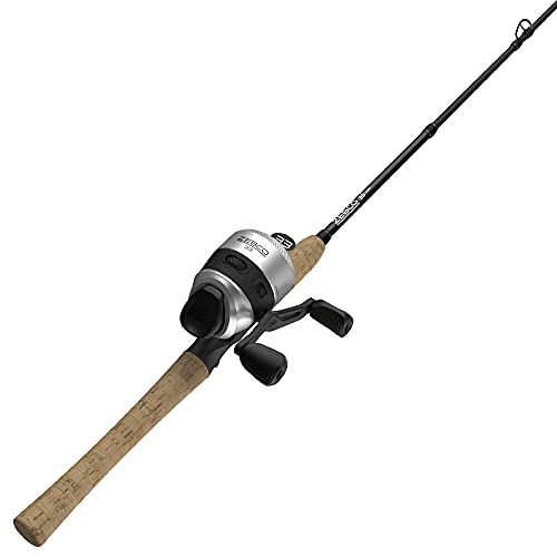 Zebco 33 Cork Reel and Fishing Rod Combo, Graphite Rod with Cork Handle, QuickSet Anti-Reverse Fishing Reel with Bite Alert - style: 6 Foot - Spincast