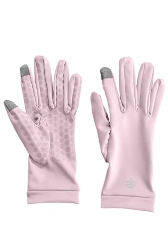 Coolibar Full Finger UV Sun Gloves - UPF 50+ Sun Protection - Gannett - color: Dusty Mauve, size: X-Small