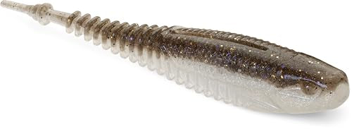 CrushCity Freeloader Soft Plastic Swimbait Minnow, Natural Swimming Action for Jig Heads & Multi-Species Bass Fishing - size: 5.25"