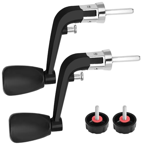 2PCS Fishing Handles Spinning Reel Knob Replacement, Rubber Handle Reel Handle Grips Fishing Reel Replacement for Fishing Reel - size: 1000-4000