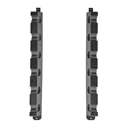 Berkley Horizontal Fishing Rod Rack, Stores 6 Rods, Black, Soft Foam Grip Pads Protect Rod Finishes, Durable Construction, Easy to Mount with Common Tools - style: Horizontal 6 Rod Rack (New Model)