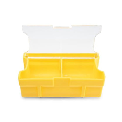 Plano Edge Terminal Medium Hook Retainer Box, Yellow, 2-Pack, Includes Hook Retainer Tackle Tray, Fishing Storage - size: Medium, style: Terminal Medium Hook Retainer