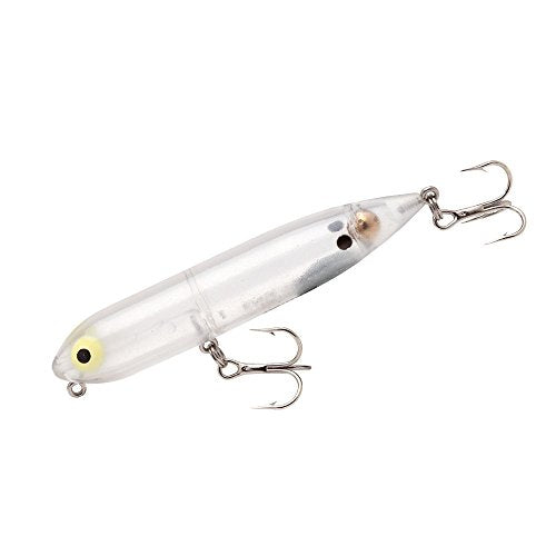 Heddon Zara Spook Topwater Fishing Lure - Legendary Walk-The-Dog Lure - color: Clear, style: Zara Puppy (1/4 Oz)