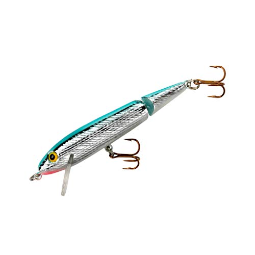 Rebel Lures Jointed Minnow Crankbait Fishing Lure - color: Silver/Blue, size: 2 1/2 in (1/8 oz)