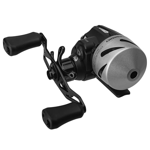 Sniper Economy Micro Spincast Reel - style: Sniper Economy Micro Spincast Reel Black/Silver Clam Pack
