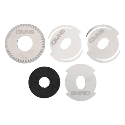 Fishing Reel Repair Kit for Metanium Right Hand-Baitcasting Drag-Clicker-WASHERs-Set, with Carbon Fiber System, Stainless Steel Parts, for Smooth Drag Control