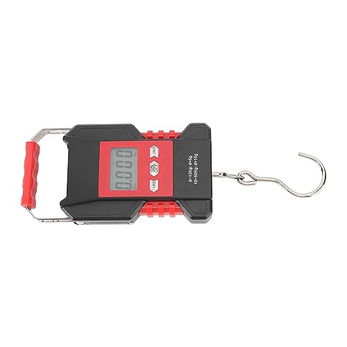 Fish Scale Digital Weight 110lb with Backlit LCD and USB Charging Compatible for Luggage Fishing Travel Includes Measuring Tape Design