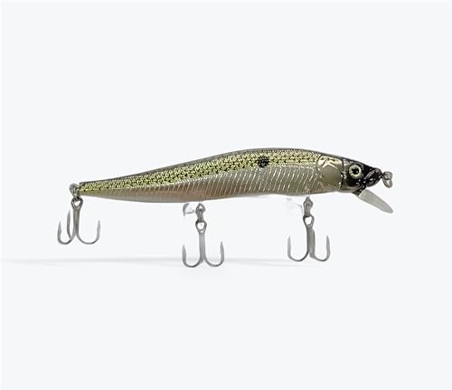 Luck E Strike STX Jerkbait, 4.5 Inch Suspending Hydrodynamic Fishing Lure, Made in The USA - color: Purple Passion