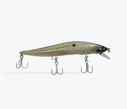 Luck E Strike STX Jerkbait, 4.5 Inch Suspending Hydrodynamic Fishing Lure, Made in The USA - color: Purple Passion