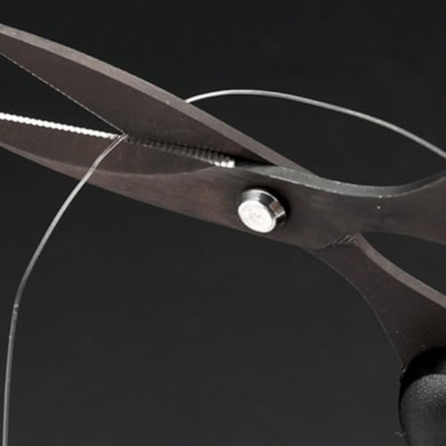 ERINGOGO Portable Fishing Wire Cutters with Stainless Steel and Rubber Handle, Easy to Operate Multi-function Cutter Suitable for Braided Line, for Freshwater and Saltwater Fishing