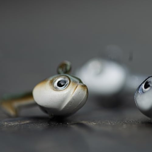 Dirty Jigs Guppy Jig Head, 1/0 Hook - USA Made, 1/8-3/8oz, 3 Count - color: Gizzard Shad, size: 3/16oz