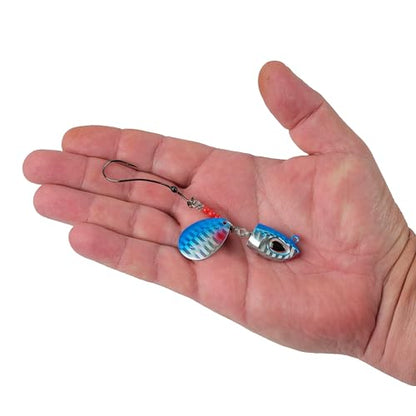 Berkley Bladed Rawler Jig - color: Blue Chrome, size: 1 oz - 1/0 Hook Size