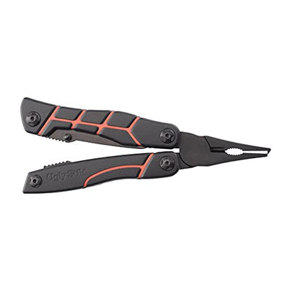 Ugly Stik Ugly Tools Multitool Knife for Fishing, 11-in-1 Fishing Tool for Anglers, Includes Pliers, Scissors, Knife, and Screwdriver, Non-Slip Grip Handle