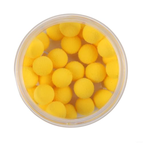 Carp Fishing Floating Boilies EVA Foam Balls Artificial Bait for Hair Rig for chod Rig Bottom Fishing Tackle 10mm Strawberry Scent(Potato Flavor 8mm)