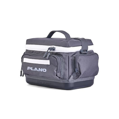 Plano Weekend 3500 Tackle Bag, Cutting-Edge Fishing Tackle Bag, Molded Waterproof Base, Spacious Storage, Die Cut Tool Sleeves, Daisy Chain Attachment Points - color: Slate, style: 3500 Tackle Case