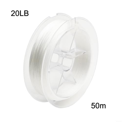 Dacron Fly Line Backing 20lb 30lb Polyester with Loop UV Resistant Low Friction Soft for Trout Bass Freshwater Fishing Reel Fill - size: A
